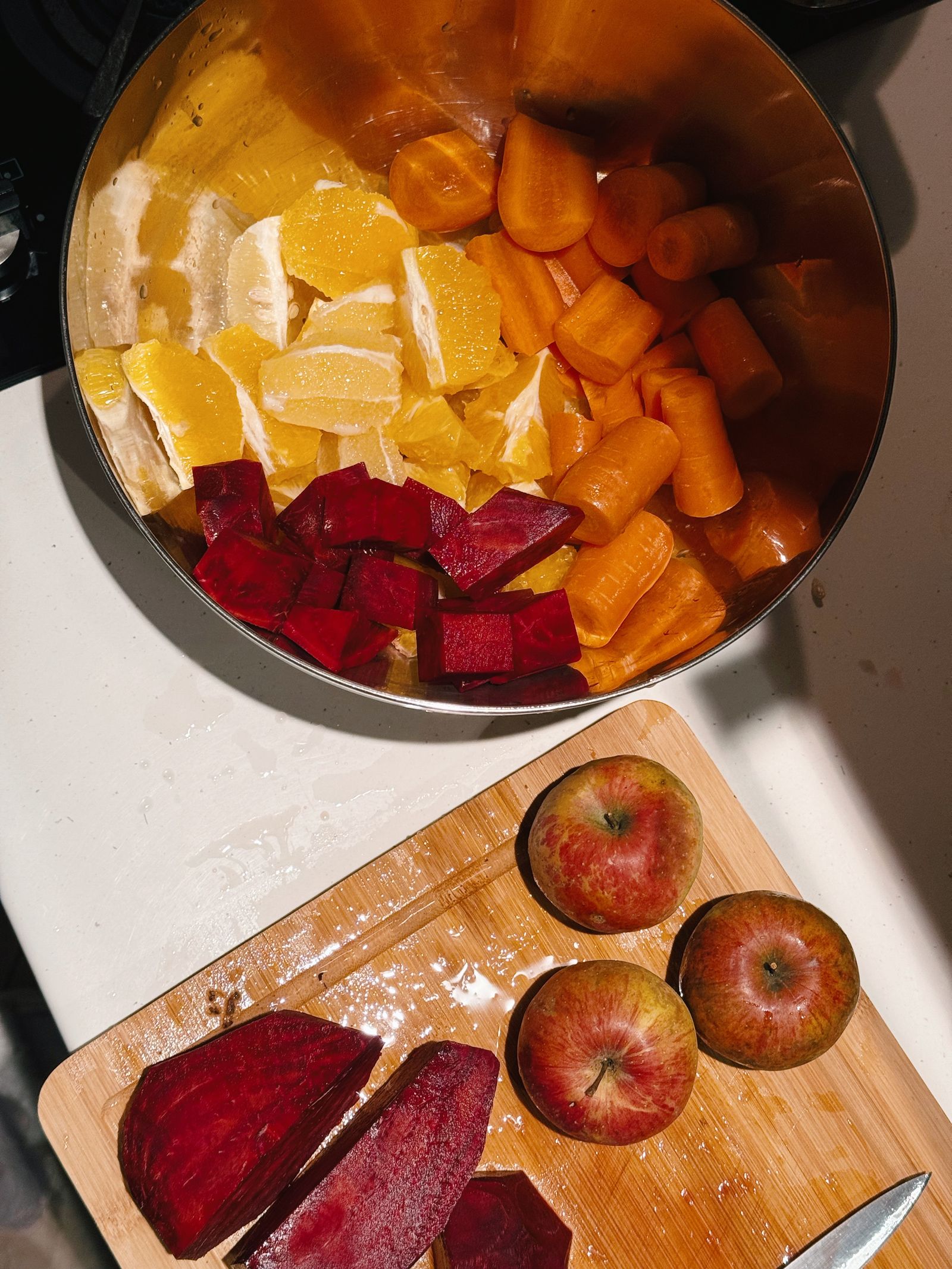 Prepared vegetables cut to specification