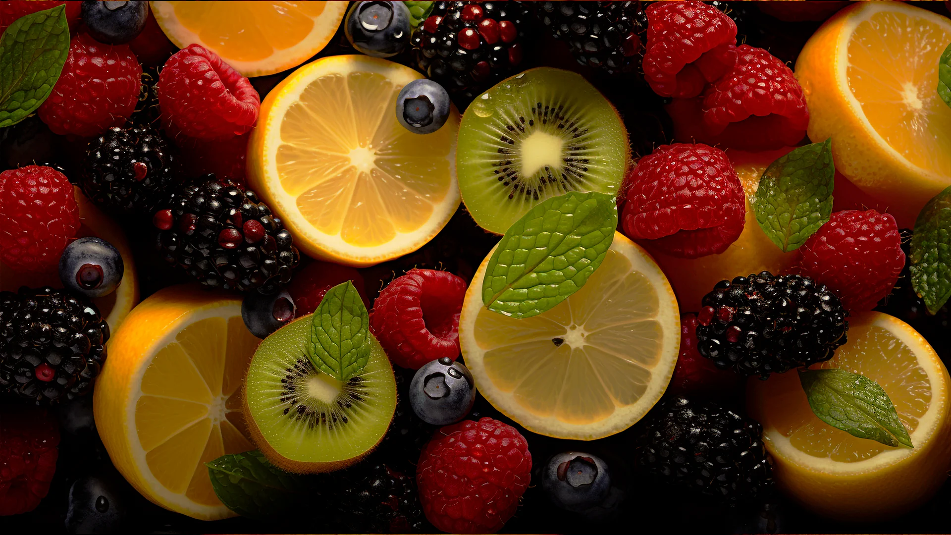 Fresh fruit prepared for professional kitchens