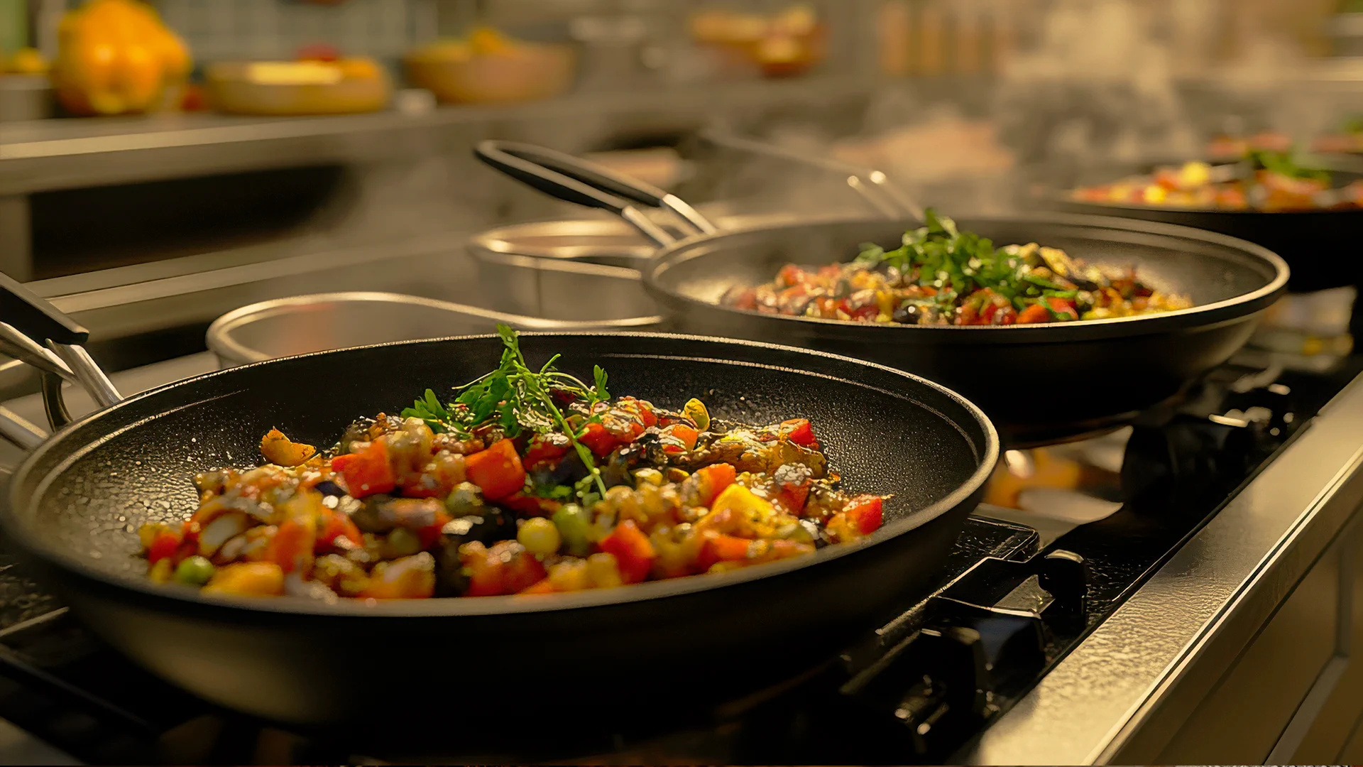 Fresh vegetables prepared and ready to cook